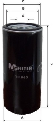 Filtru ulei TF 660 MFILTER
